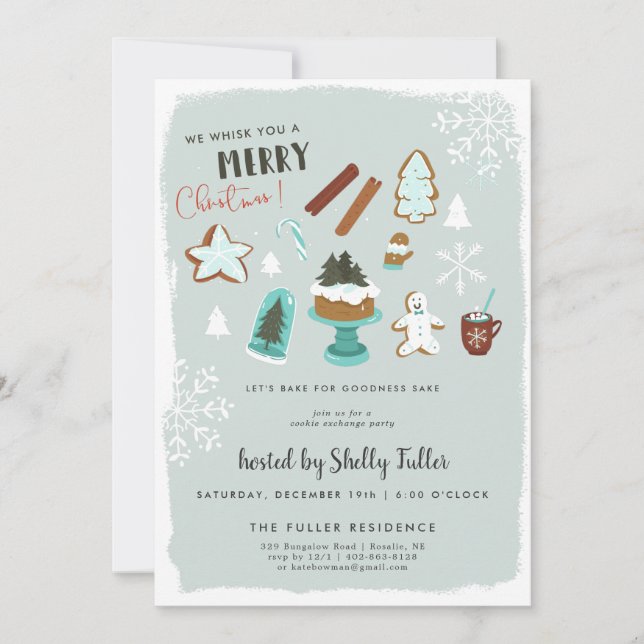 Troca de cookies | Festa de Natal (Frente)