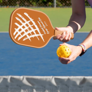 Troféu de campeão de picleball em tons