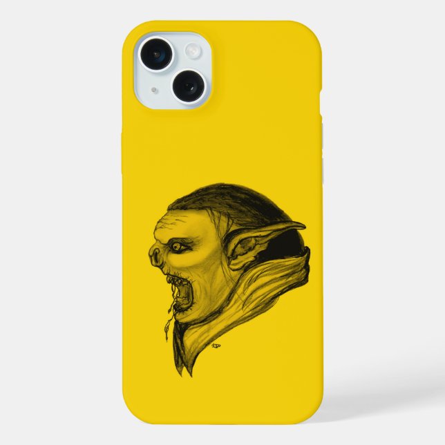 Troll em Design Preto e Amarelo (Verso)