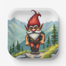 Troll Hiking na Noruega, Pratos de Papel