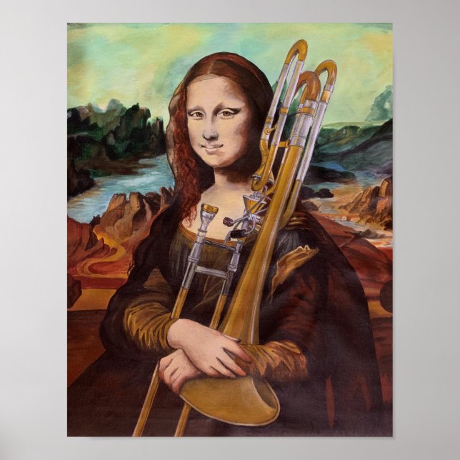 Trombona Lisa Poster (Frente)