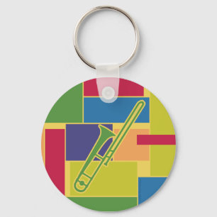 Trombone Colorblock Chaveiro