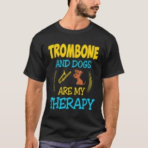 Trombone E Cachorros São Minha Camiseta De Present