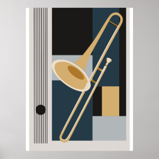 Trombone Impressão Bauhaus, Música Moderna de Mead