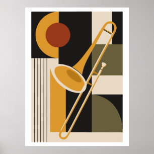 Trombone Impressão Bauhaus, Música Moderna de Mead