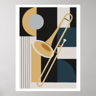 Trombone Impressão Bauhaus, Música Moderna de Mead