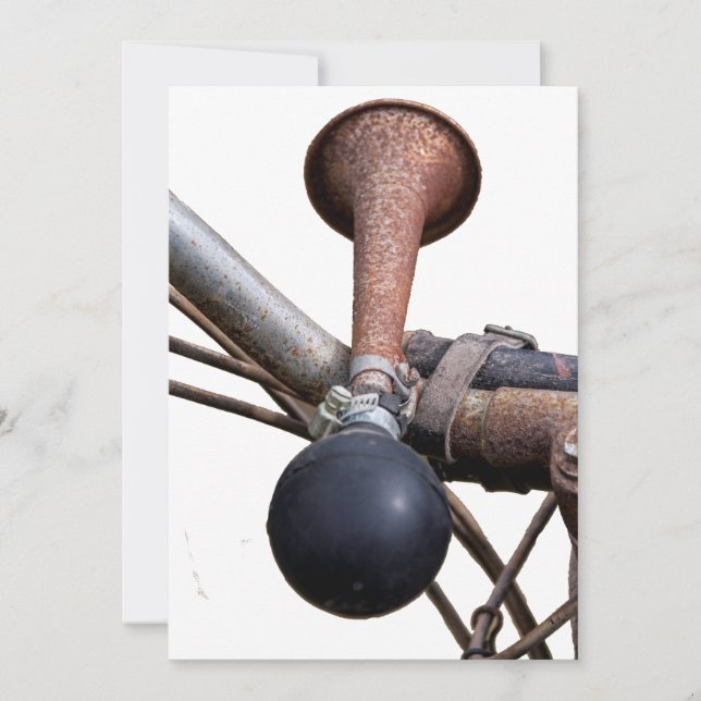 Trompa de bicicleta de safra (Frente)