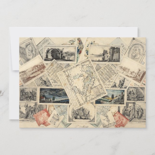 Trompe l’oeil de um Mapa de Itália | P. Verburght (Frente)