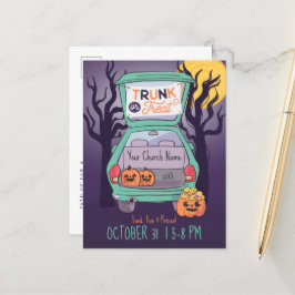 Tronco de Cute ou Tratar Convite de Halloween Pers