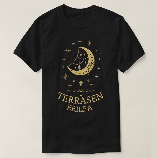trono de camisa de estante para fã Sarah J Maas (Frente do Design)