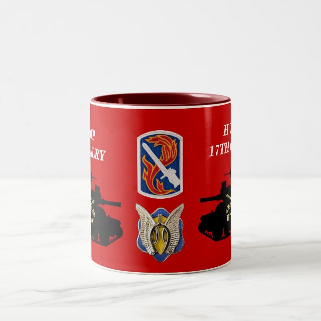 Tropa de H, 17a caneca da cavalaria M551 Sheridan (Centro)