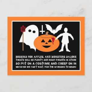 Tropa dos Monstros, Convite para Festa de Hallowee