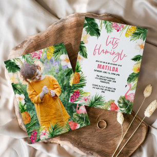 Tropicais brilhantes permitem aniversário de foto