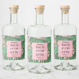 Tropical Exótica Palma Rosa Despedida de Solteira