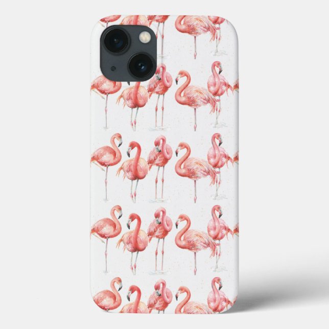 Tropical | Family of Flamingos (Verso)