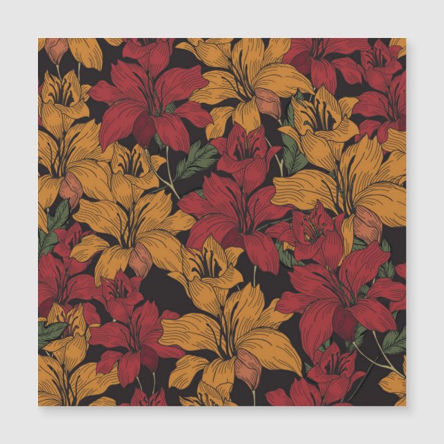 Tropical Floral, Belo Padrão Invisível. (Frente)