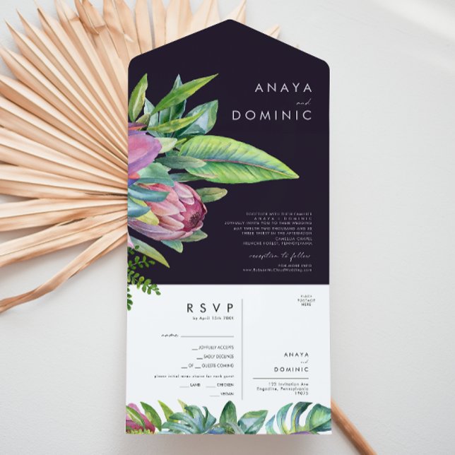 Tropical Floral Colorida | Selo Roxo E Envio (Criador carregado)