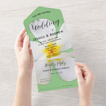 Tropical Floral, Plumeria Branca em Sage, Casament