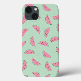Tropical Fruit Paint Splatter Pattern
