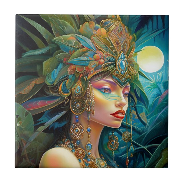Tropical Lady Fantasy Art (Frente)