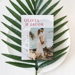 Tropical Moderna Salve o Cartão de Data