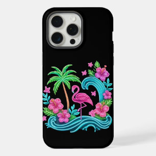 Tropical Neon Flamingo