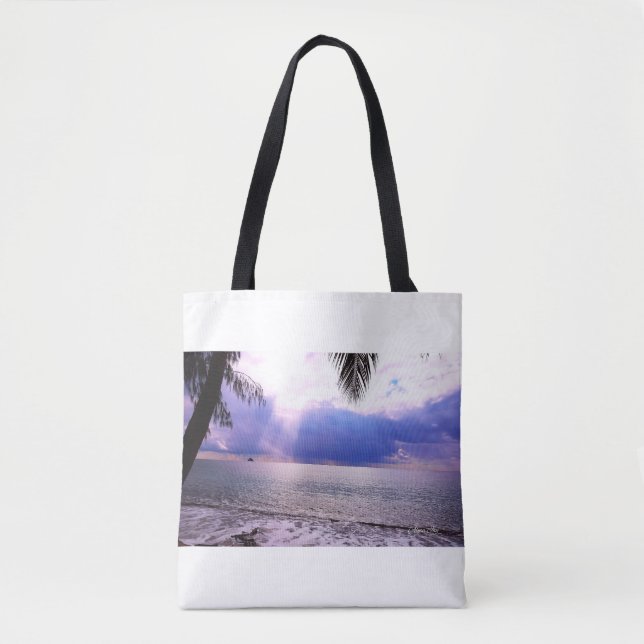 Tropical Photo Print Tote Bag (Frente)