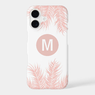 Tropical Rosa Palm Fronds iPhone X Case