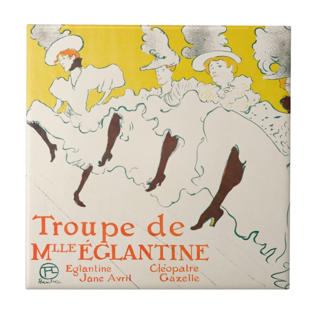 Troupe de Mademoiselle Eglantine, Toulouse Lautrec (Frente)