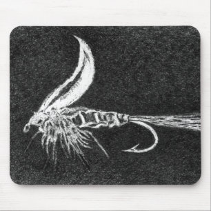 Trout Fly Mousepad "Buggy"