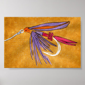 Trout Fly Poster