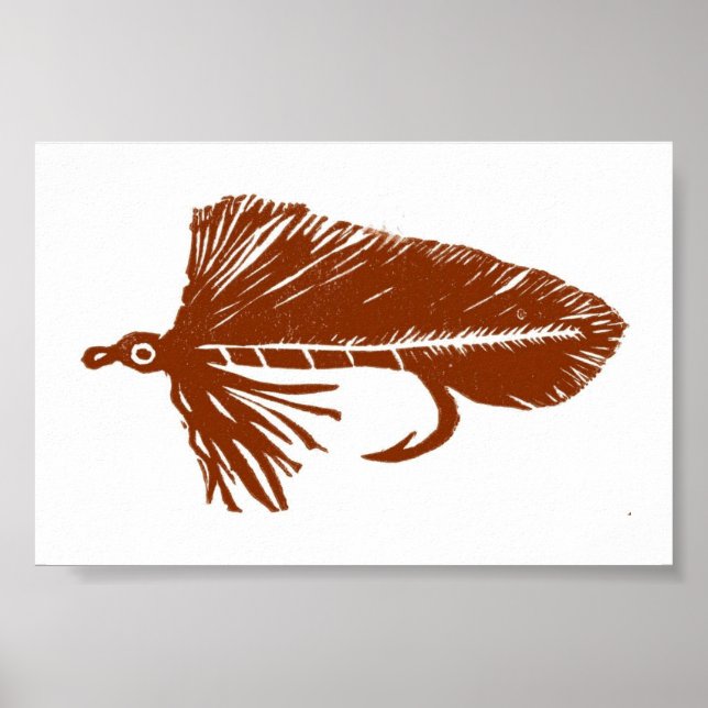 Trout Fly Poster (Frente)
