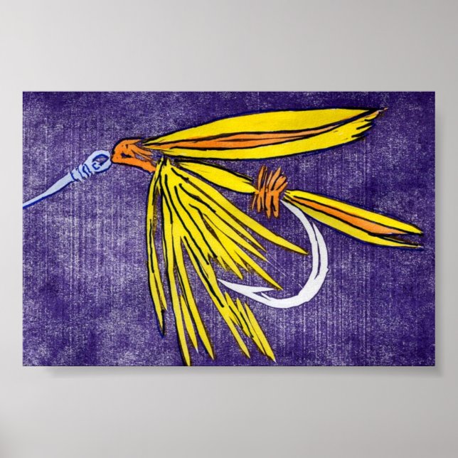 Trout Fly Poster (Frente)