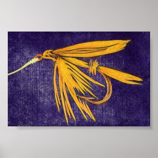 Trout Fly Poster (Frente)
