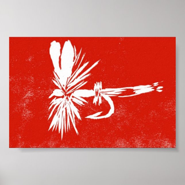 Trout Fly Poster (Frente)