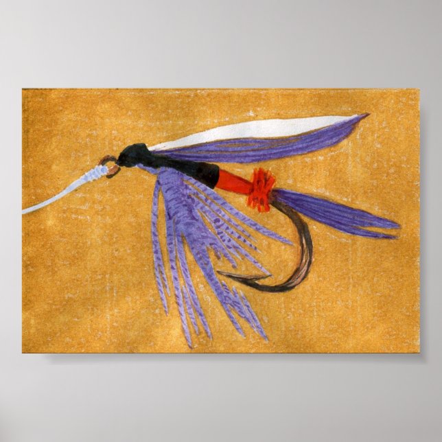 Trout Fly Poster (Frente)