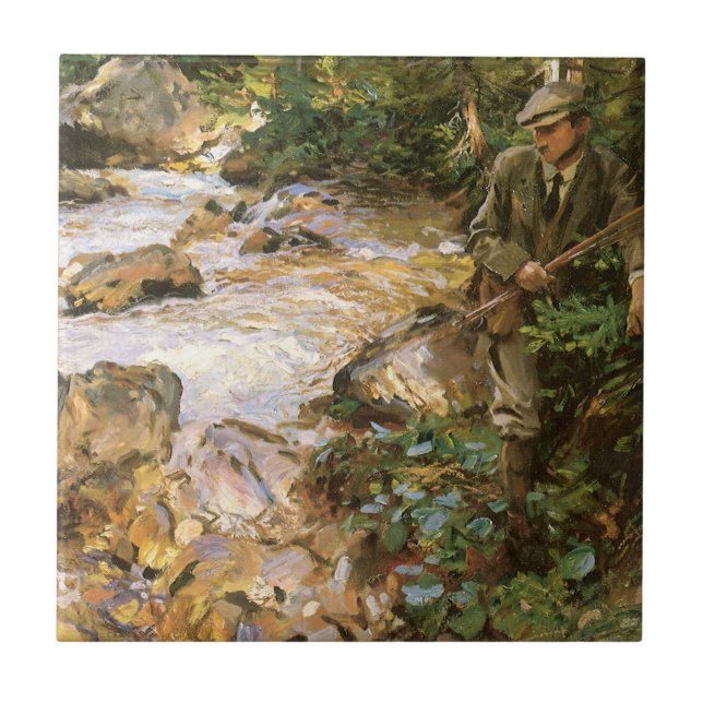 Trout Stream no Tirol de John Singer Sargent (Frente)