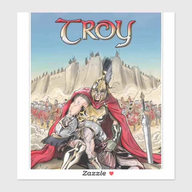 Troy: Um Império sob o adesivo Siege vinil (Folha)