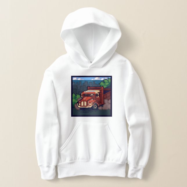 Truck pixel art, Pixelart  (Postura )