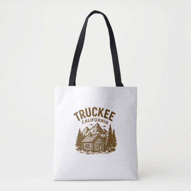Truckee, CA Souvenir Tote Bag (Frente)