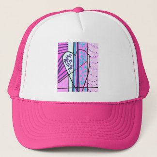 Trucker Hat, Trendy pink boné para Adultos e Adult