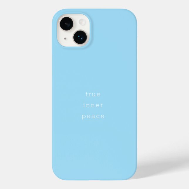 True Inner Peace minimalist iPhone / iPad case (Verso)