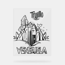 Trujillo Venezuela diseño artístico | Virgen paz