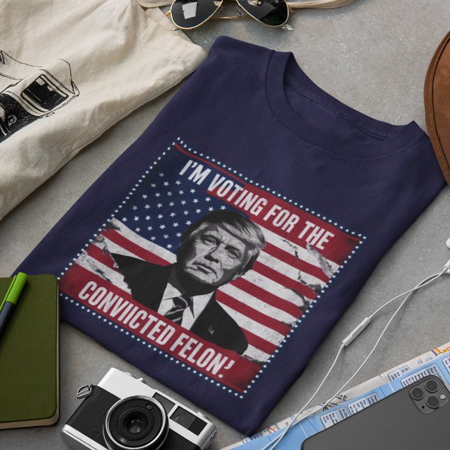 Trump 2024 Camisa Condenada Felon (Criador carregado)