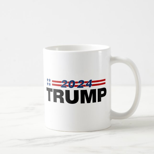 Trump 2024 caneca de café (Direita)