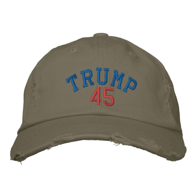 TRUMP 45 Boné - Azeite claro (Frente)