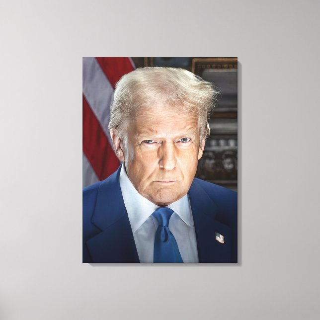 Trump 47: Arte Icônica de Canvas para 2024 (Frente)