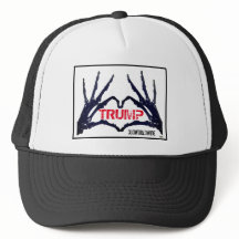"TRUMP" Caveira Mãos Camionista Boné