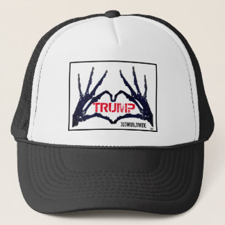 "TRUMP" Caveira Mãos Camionista Boné