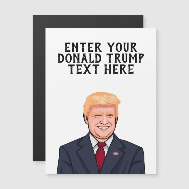 TRUMP DE DONALD PERSONALIZADA (Frente/Verso)